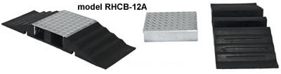 The model RHCB-A features an aluminum tread plate insert to protect hoses and cables in lift traffic and slow application uses.