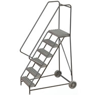 aluminum wheelbarrow-style ladder