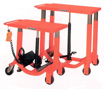 Hydraulic or Electromechanical Post Lift Tables